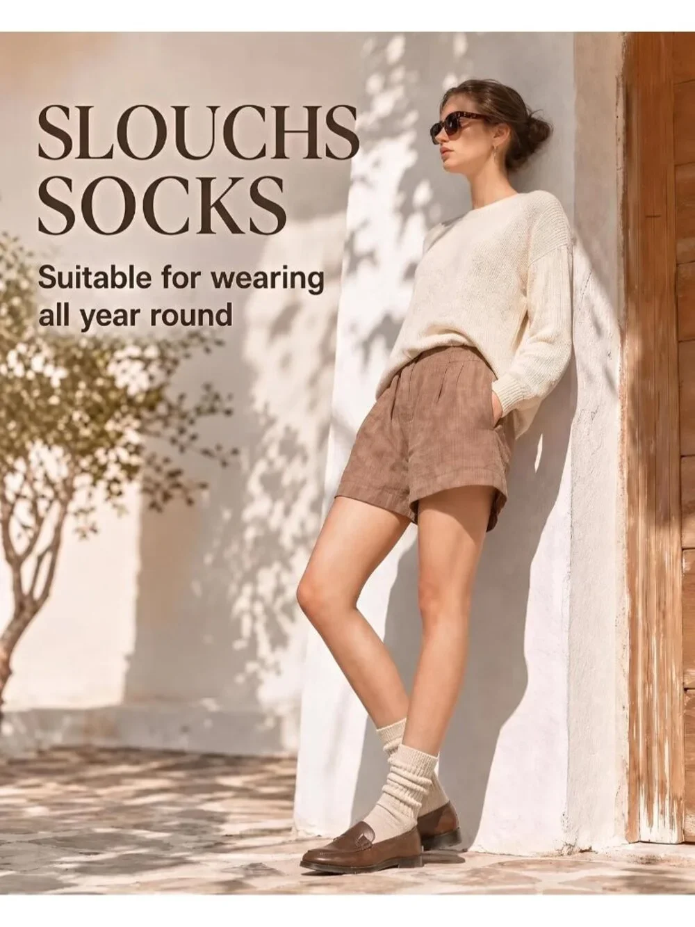 N/A slouchy socks